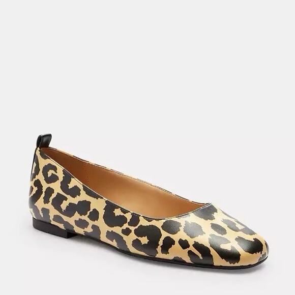 NEW COACH Women's Wendie Ballet Leopard CW665 size 7 - Picture 5 of 10